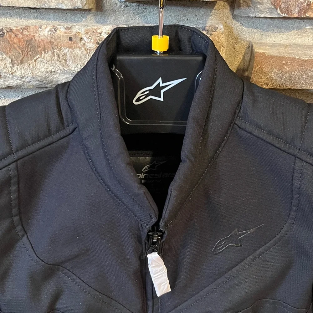 Alpinestars Isla Water Repellant Black Motorcycle Riding Jacket - Picture 2 of 16